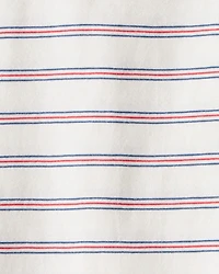 Toddler Boy Striped Long-Sleeve Tee - Cream