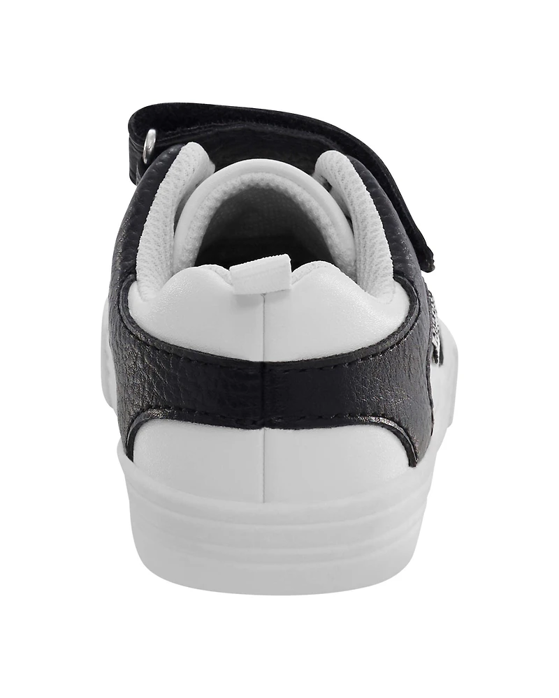 Toddler Boy Easy-On Casual Sneakers - Black/White