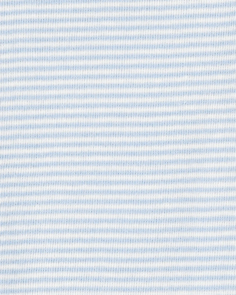 Baby 4-Piece Airplane Print Outfit Set - Blue