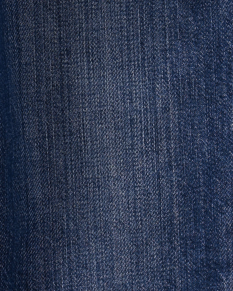 Toddler Boy  Straight Pull-On Denim Pants - Medium Wash