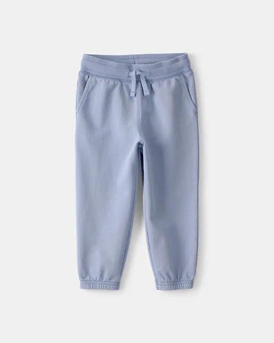 Toddler Drawstring Knit Joggers - Blue