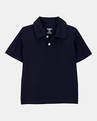 Toddler 2-Pack Pique Uniform Polo Shirts - Navy