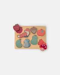 Toddler Wooden Harvest Puzzle Set