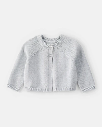 Baby Girl Long-Sleeve Sweater - Grey