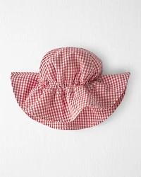 Baby Girl Sunhat Made with Organic Cotton