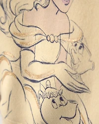 Toddler Girl 2-Piece Disney© Belle Fleece Pullover Sweatshirt & Skort Set - Yellow