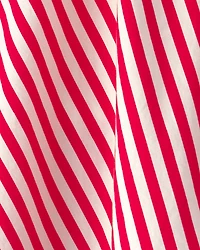 Girls Striped Skort - Red/White