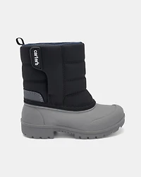 Toddler Boy Snow Boots - Grey