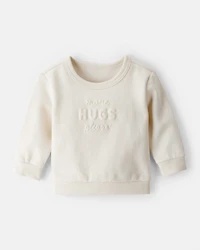 Baby Girl 2-Piece DayDream Fleece Hugs Pullover Sweatshirt & Pant Set - Cream