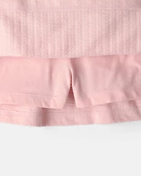 Toddler Girl Seersucker Skort - Pink