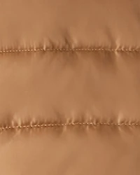 Baby Packable Hooded Puffer Jacket - Brown