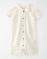 Baby Organic Cotton Sweater Knit Romper