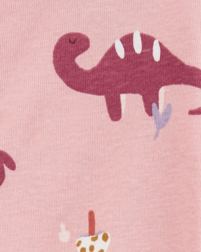 Baby 1-Piece Dinosaur 100% Snug Fit Cotton Footie Pajamas