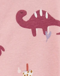 Baby 1-Piece Dinosaur 100% Snug Fit Cotton Footie Pajamas