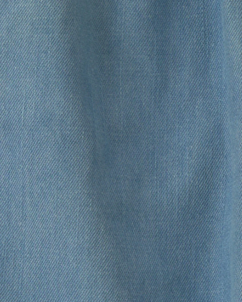 Toddler Boy Chambray Straight-Leg Pant - Light Wash