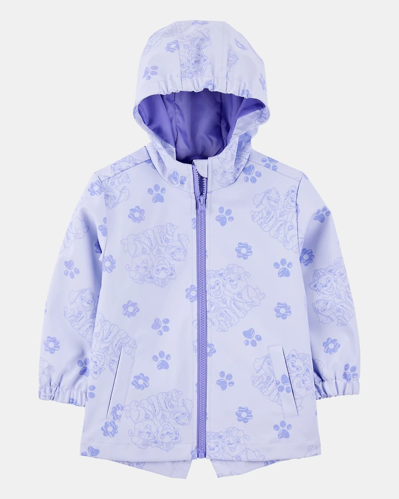Toddler Girl PAW Patrol Rain Jacket - Purple