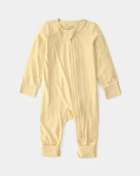 Baby 2-Way Zip PurelySoft Sleep & Play Pajama - Yellow
