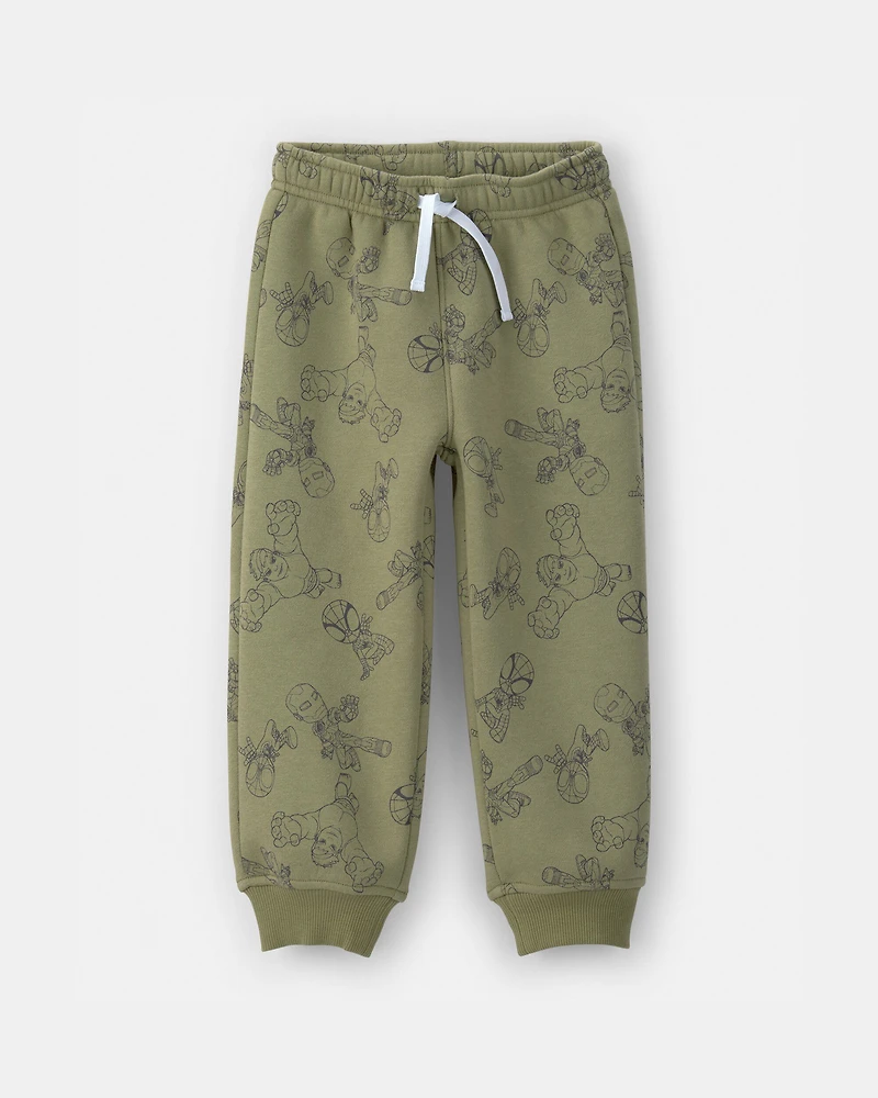 Toddler Boy 2-Piece ©Marvel Fleece Pullover Sweater & Joggers Set - Green