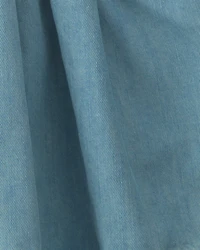 Girls Chambray Denim Skort - Indigo