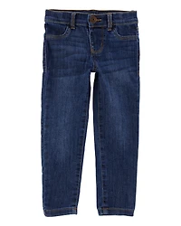 Baby Dark Blue Wash Skinny-Leg Jeans