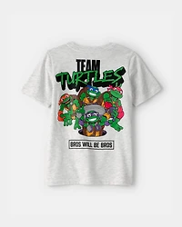 Boys Ninja Turtles Graphic Tee - Grey