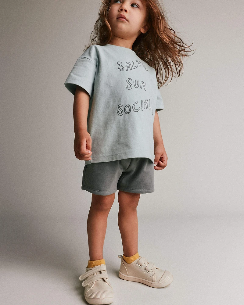 Toddler City Park™ Shorts - Grey