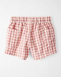 Baby Gingham Shorts Made With Organic Cotton