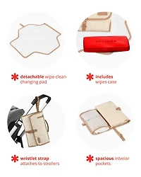 Pronto Signature Changing Station - Beige Swirl Dot