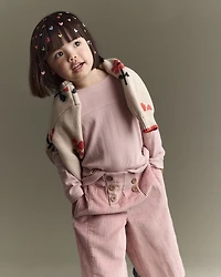 Toddler Girl Pointelle Long-Sleeve Top