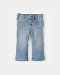 Baby Girl Denim Flare Jeans - Light Wash