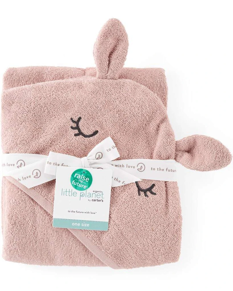 Baby Girl Organic Cotton Towel
