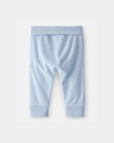 Baby Boy Terry Pants - Blue