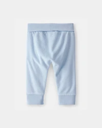 Baby Boy Terry Pants - Blue