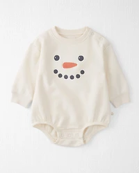 Baby Snowman Bubble Bodysuit Made with Organic Cotton