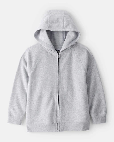 Boys DayDream Fleece Zip-Up Hoodie - Grey