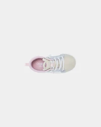 Toddler Girl Colorblock Metallic Heart Sneakers - White/Pink