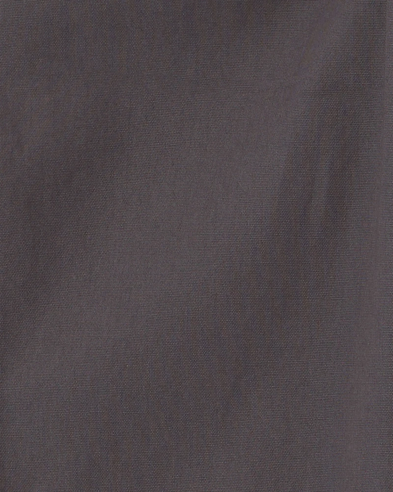 Boys Canvas Pull-On Pants - Grey