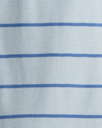 Boys Chili Pepper Print 100% Cotton Long-Sleeve Snug Fit 4-Piece Pajamas - Blue