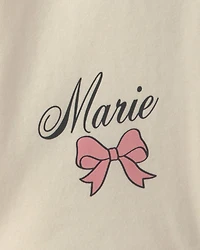 Girls Disney© Marie Fleece Wide-Leg Pants - Cream
