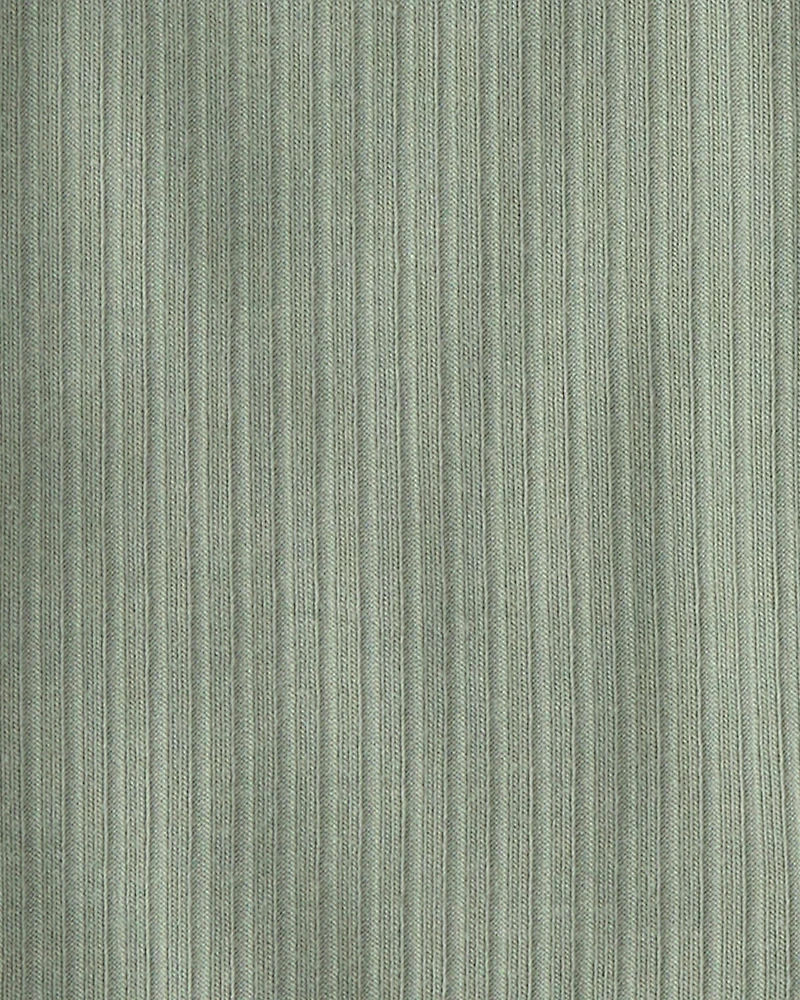 Baby 2-Way Zip PurelySoft Sleep & Play Pajama - Green