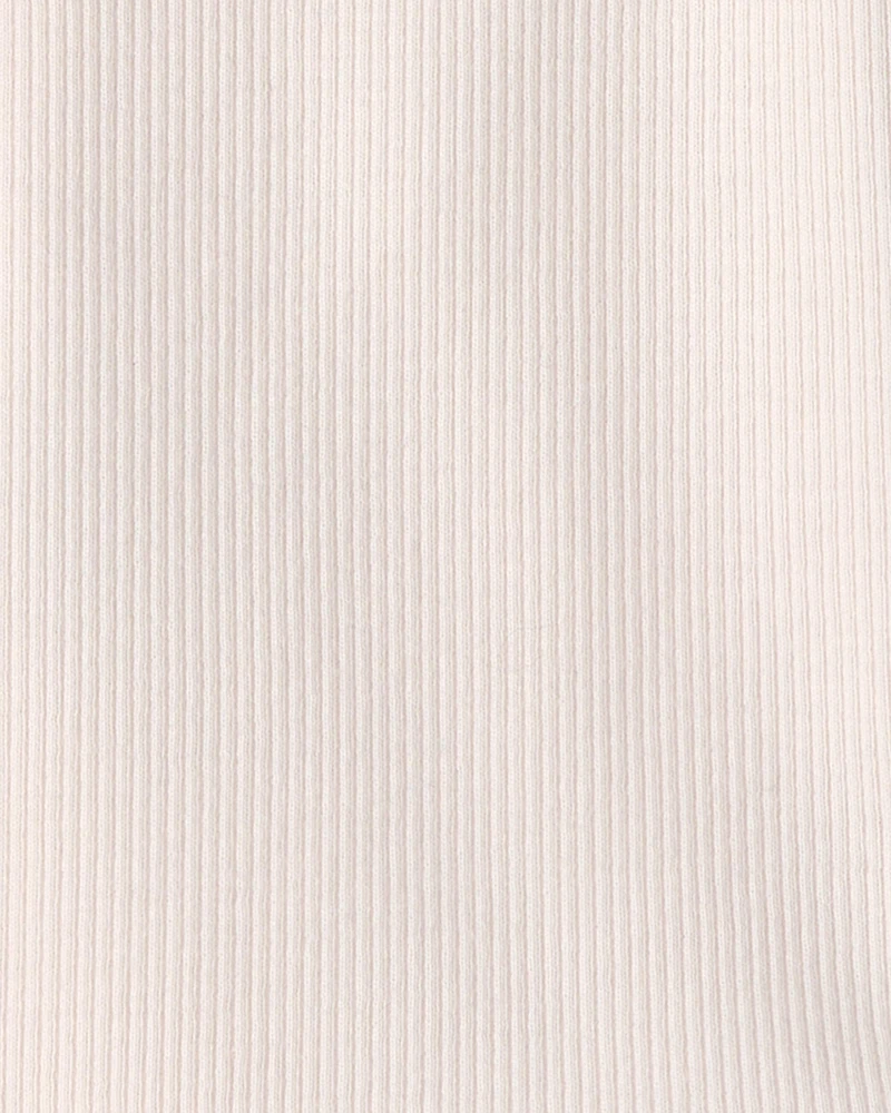Baby Girl 3-Pack Organic Cotton Flutter Bodysuits in Stripes