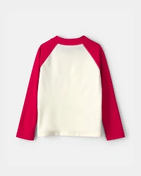 Toddler Boy 'Red White & Cool' Rashguard - Red/White