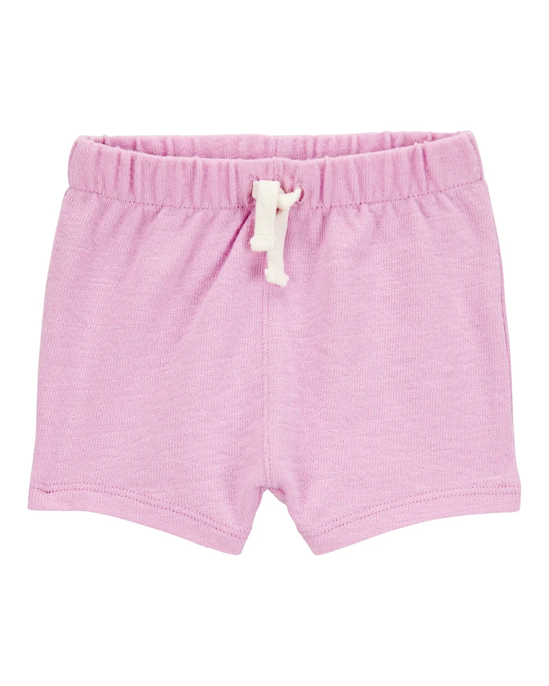 Baby Pull-On Slub Jersey Shorts