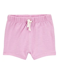 Baby Pull-On Slub Jersey Shorts