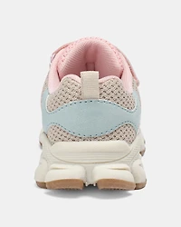 Toddler Girl Pastel Chunky Sneakers -  Pink/Beige/Purple