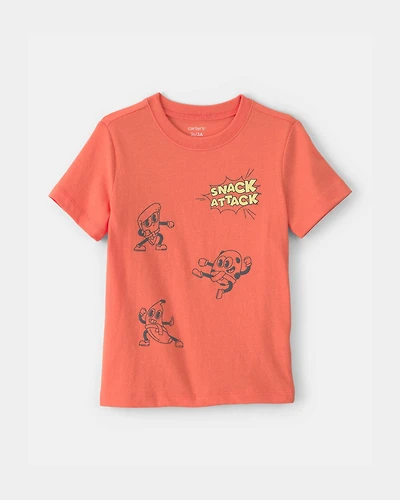 Toddler Boy Snack Attack Graphic Tee - Orange