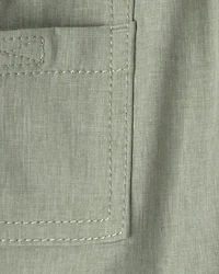 Baby Boy Woven Pocket Shorts - Green