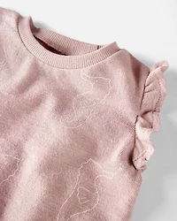 Baby 2-Piece Seahorse-Print Knit Set Made with Organic Cotton