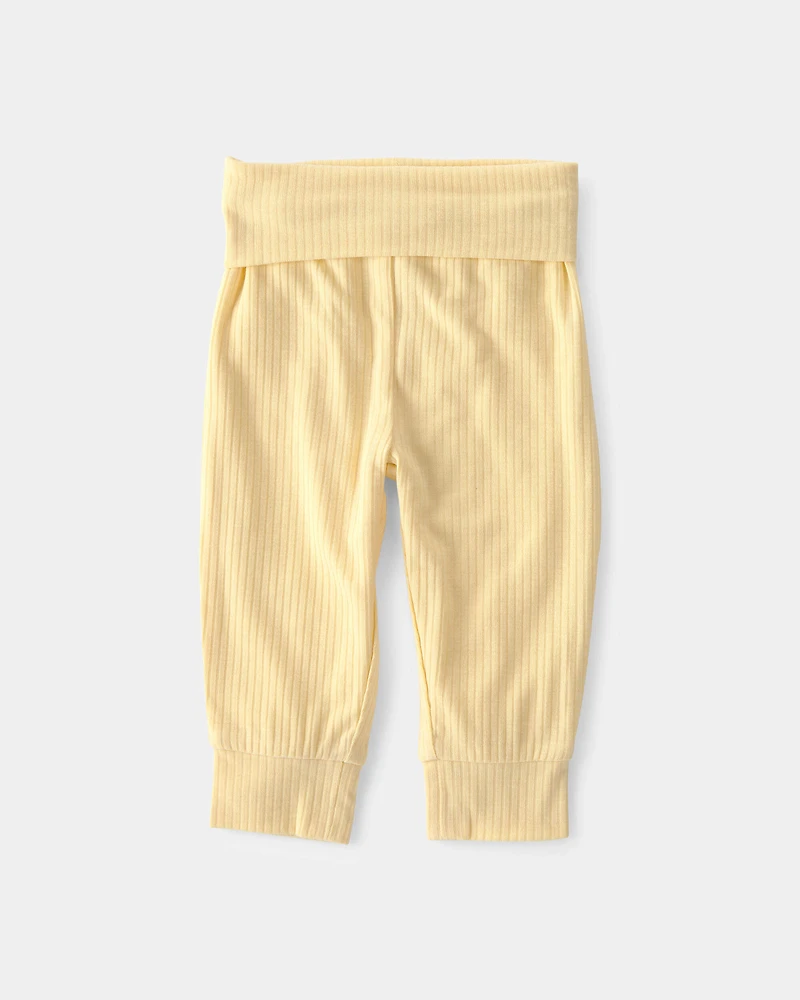 Baby 2-Piece PurelySoft Long-Sleeve Top & Pant Set - Yellow