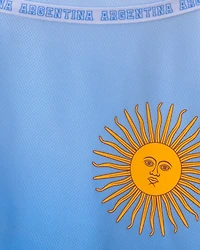 Girls Umbro Argentina Active Skort - Light Blue/White